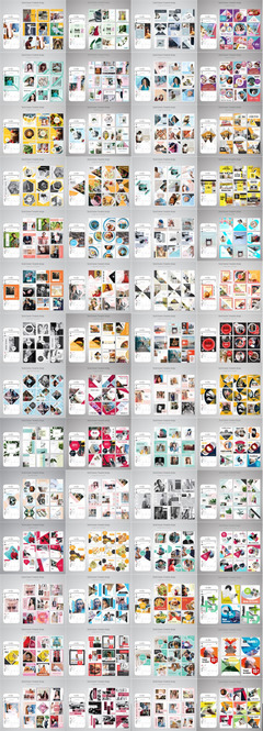 手机端大牌杂志微信公众号排版模板卡片封面图文图片海报设计